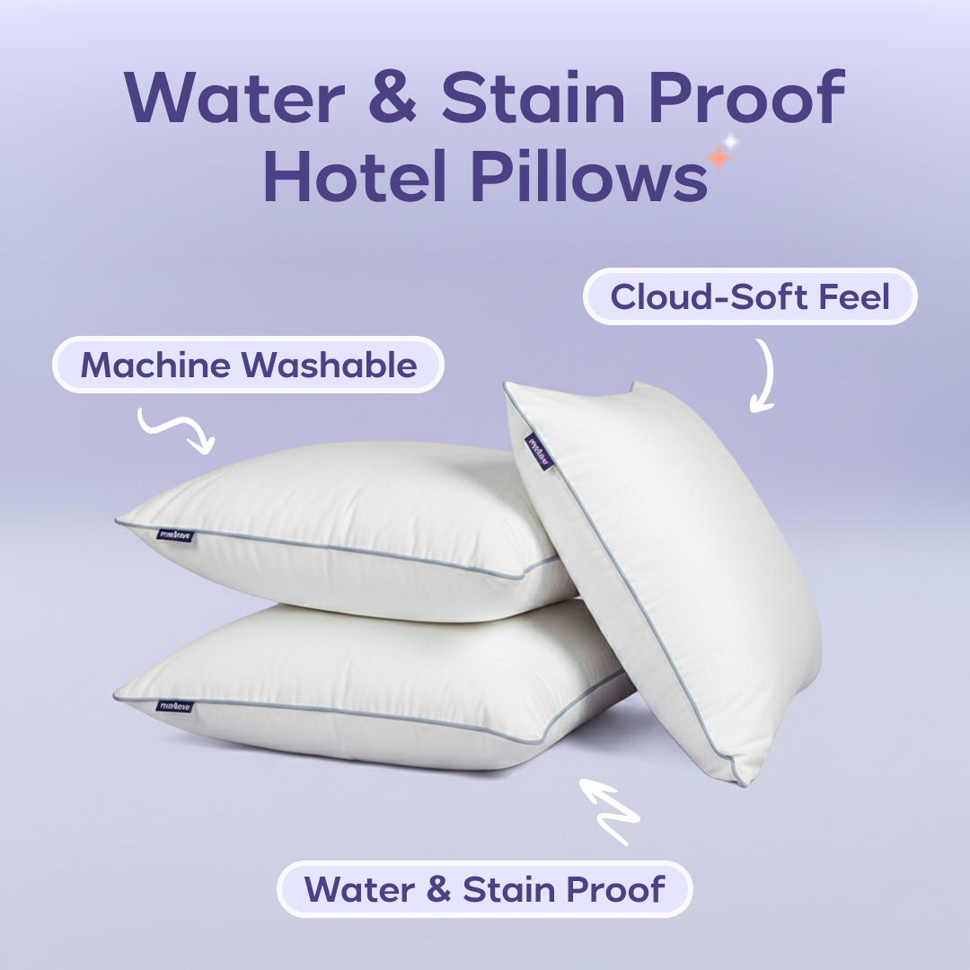 Waterproof & Stain-Resistant Hotel Pillow